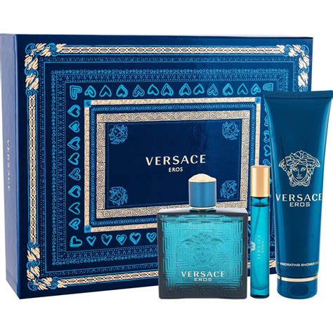 versace ero 100ml|Versace Eros 100ml gift set.